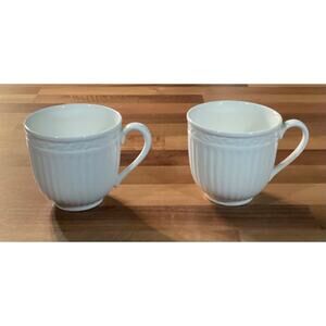 Mikasa Italian Countryside Coffee Cups Mugs Set of 2